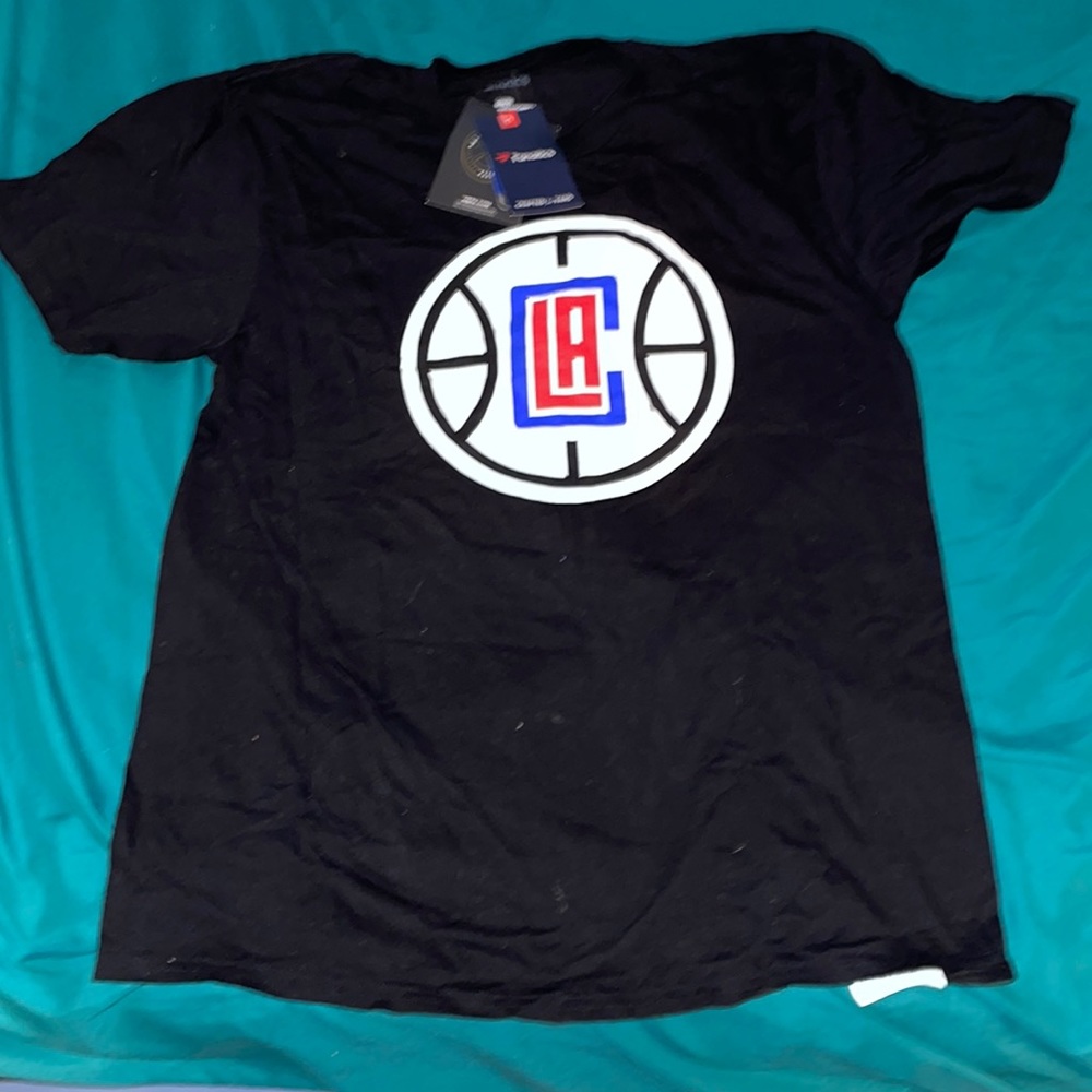 NWT LA Clippers black NBA Fanatics t shirt size medium